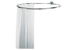 HOME - Chrome Circular Shower Rail